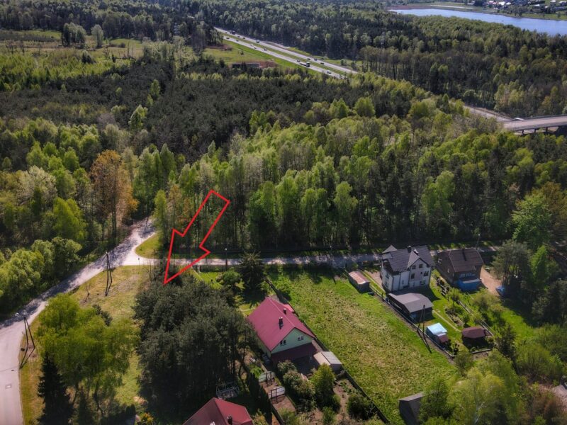 Działka budowlana w pobliżu zalewu Chechło